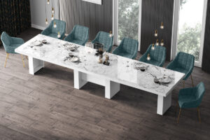 Table à manger évolutive 160-208-256-304-352-400 cm LARGO