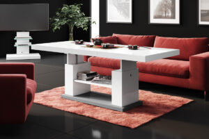 Table basse 2 en 1 relevable et extensible 120-170 cm MATERA 2