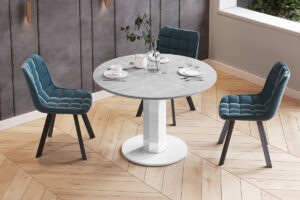 Table à manger ronde extensible SOLO LUX