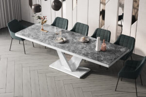 Table à manger évolutive 160-208-256 cm VEGAS
