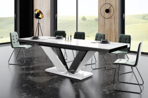 Table à manger évolutive 160-206-256 cm VIVA 2