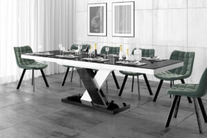 Table à manger évolutive 160-218-256 cm XENON LUX