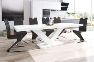 Table à manger évolutive 160-208-256 cm VICTORIA